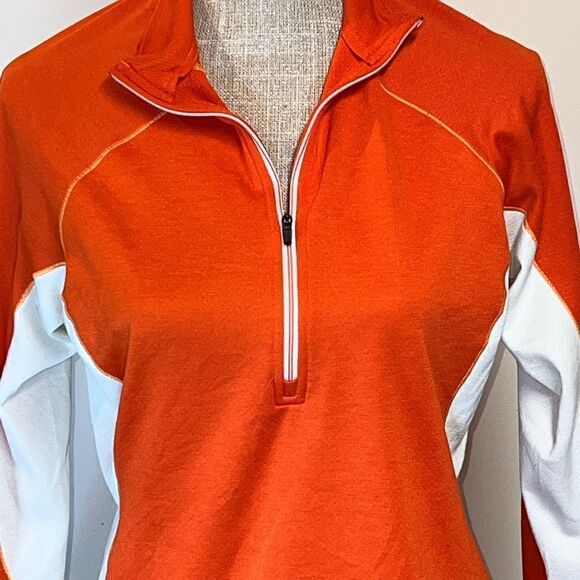 Patagonia Womens Quarter Zip Capilene Baselayer Long Sleeve Jersey Sz M Host Pic - Picture 2 of 6